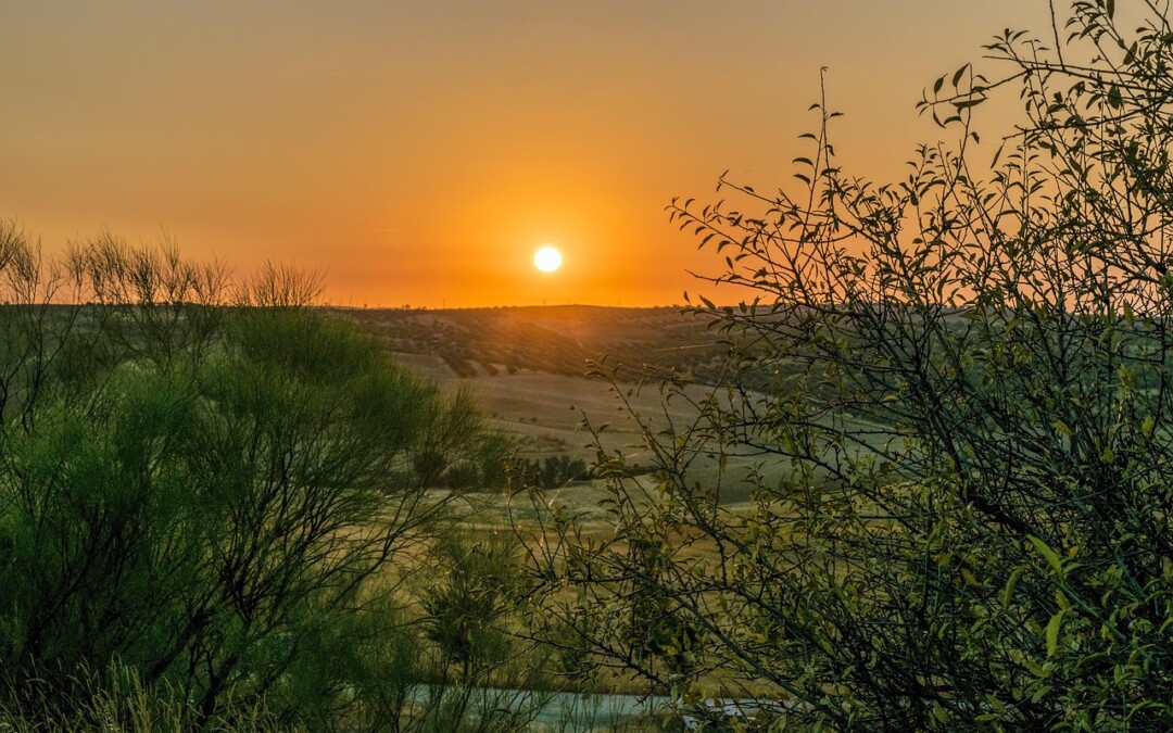 sunset, toledo, nature, castile la mancha, spain